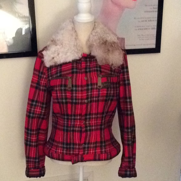 Dolce & Gabbana Jackets & Blazers - Dolce & Garbana Red Plaid Jacket